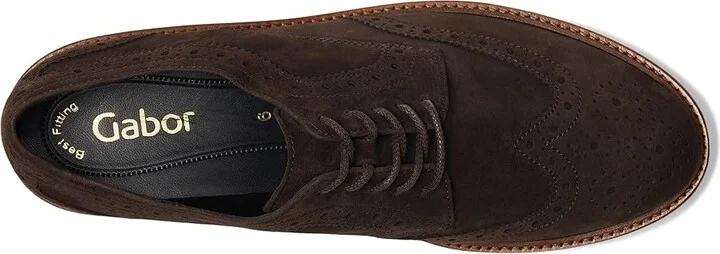 Gabor Gabor 05.244 Women's Flat Shoes Chocolate : UK 8.5 (US Women's 11) B - Medium, Leather - Image 2