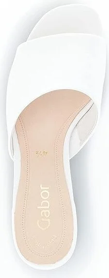 Gabor Gabor 21.700 Women's Sandals White : UK 3.5 (US Women's 6) B - Medium - Image 2