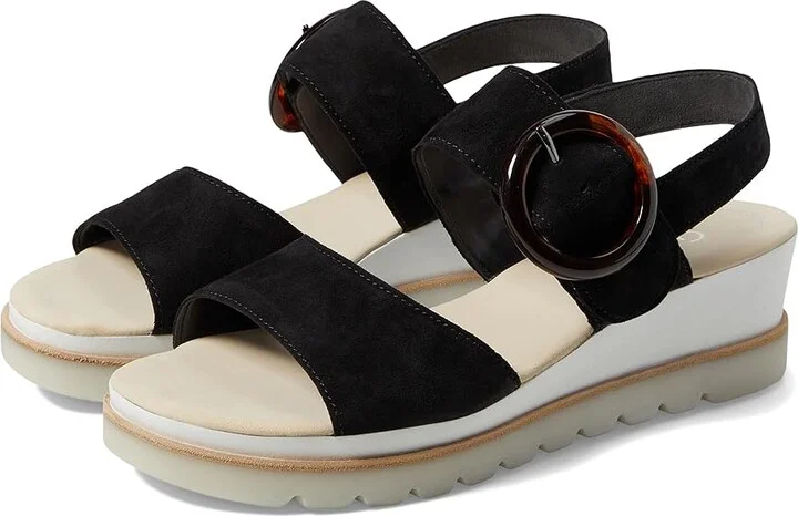 Gabor Gabor 24.645 Women's Shoes Schwarz : UK 3 (US Women's 5.5) B - Medium, Leather/Suede