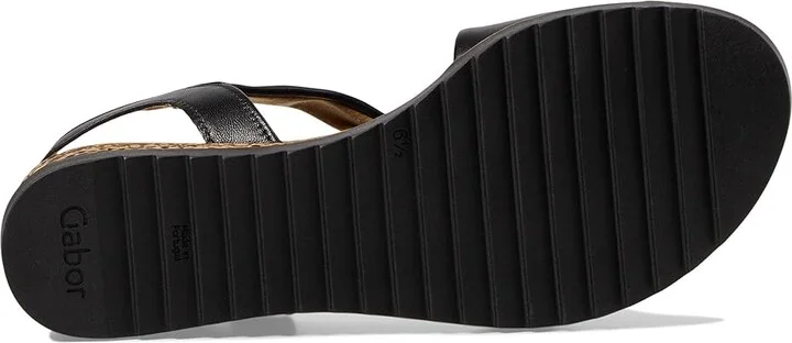 Gabor Gabor 42.751 Women's Shoes Schwarz : UK 4 (US Women's 6.5) B - Medium, Suede - Image 3