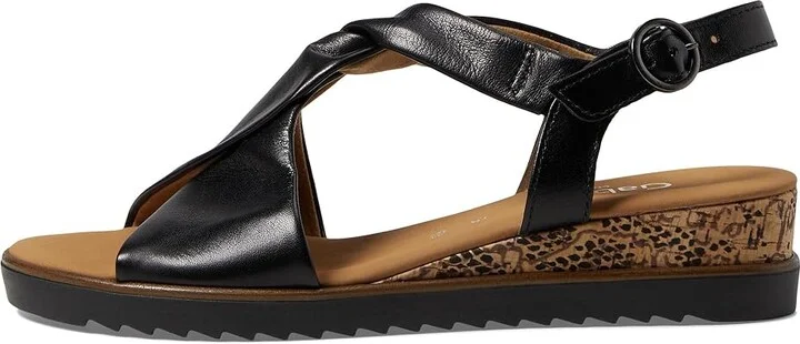 Gabor Gabor 42.751 Women's Shoes Schwarz : UK 4 (US Women's 6.5) B - Medium, Suede - Image 5