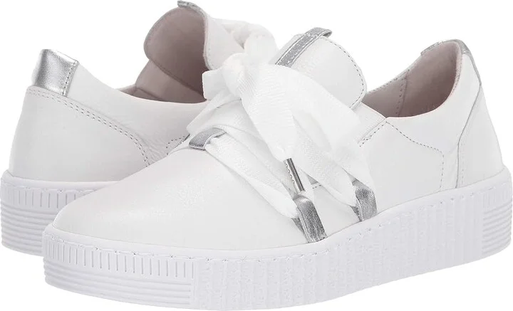 Gabor Gabor 43.333 Women's Shoes Weiss/Silber : UK 6 (US Women's 8.5) B - Medium