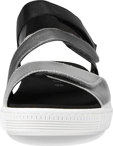 Gabor Gabor 43.600 Women's Shoes Argento/Stone/Schwarz : EU 37 (US Women's 6.5-7) M, Leather/Suede - Image 2