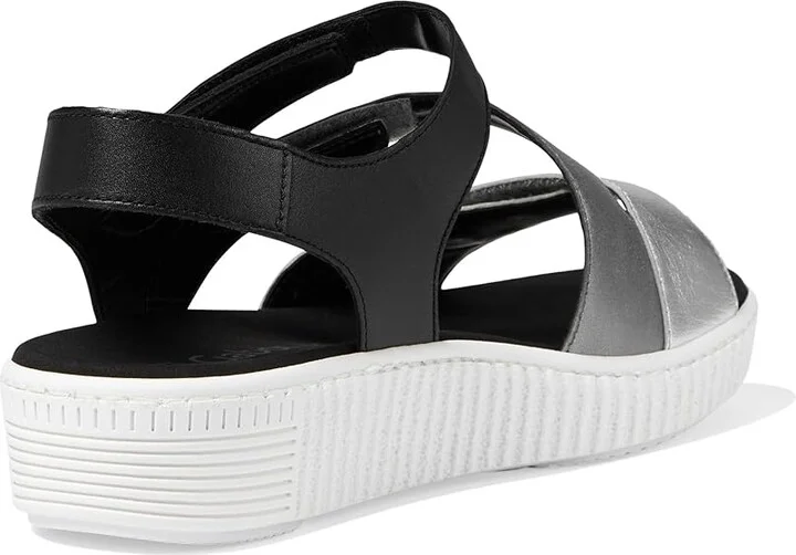 Gabor Gabor 43.600 Women's Shoes Argento/Stone/Schwarz : EU 37 (US Women's 6.5-7) M, Leather/Suede - Image 4