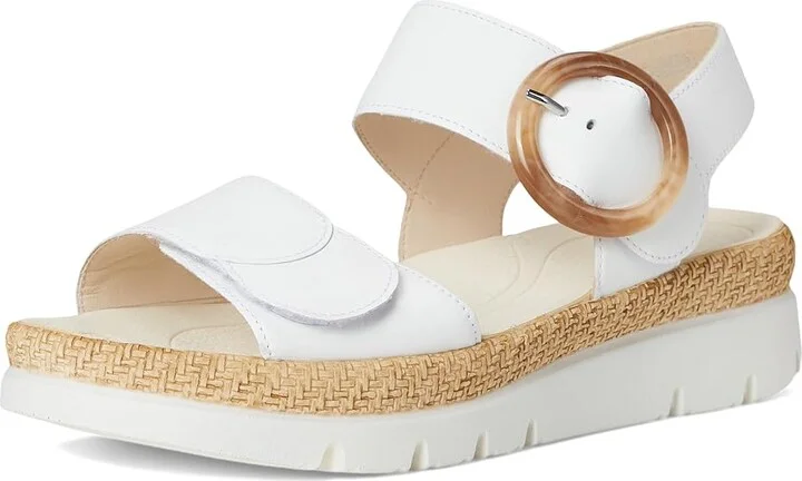 Gabor Gabor 43.723 Women's Wedge Shoes Nappa/Weiss : EU 36 (US Women's 6) B - Medium, Leather - Image 5
