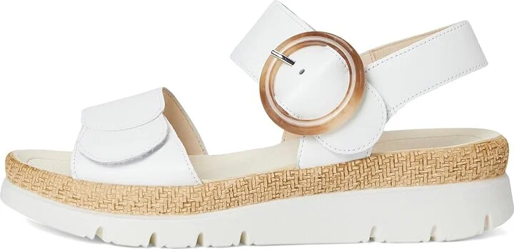 Gabor Gabor 43.723 Women's Wedge Shoes Nappa/Weiss : EU 36 (US Women's 6) B - Medium, Leather - Image 6