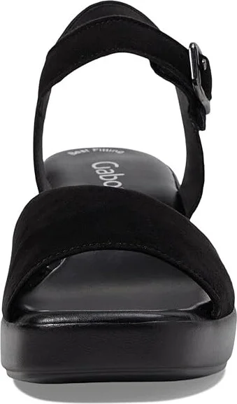 Gabor Gabor 44.541 Women's Shoes Schwarz 2 : UK 2.5 (US Women's 5) B - Medium, Leather/Suede - Image 2