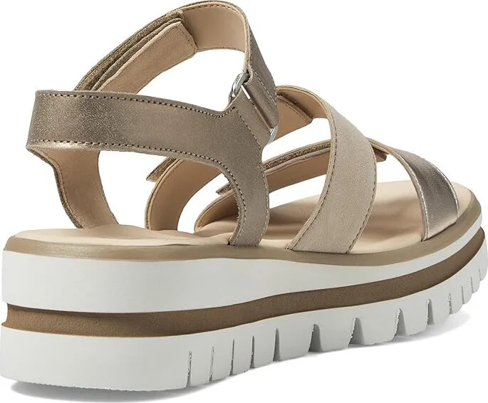 Gabor Gabor 44.62 Women's Shoes Gold/Beige : UK 7.5 (US Women's 10) B - Medium, Leather/Suede - Image 4