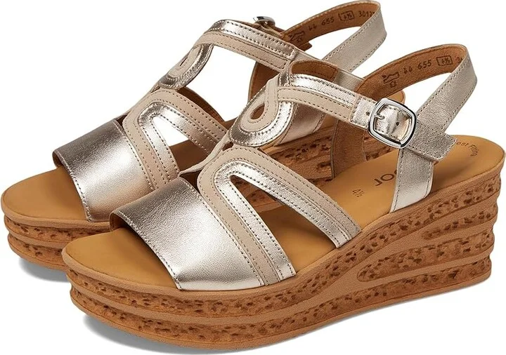 Gabor Gabor 44.655 Women's Shoes Puder/Desert : UK 5.5 (US Women's 8) B - Medium, Leather/Suede