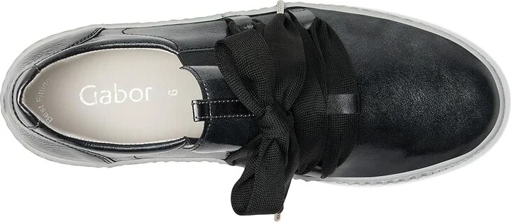 Gabor Gabor 53.333 Women's Shoes Argento : UK 9.5 (US Women's 12) B - Medium, Lace/Leather - Image 2