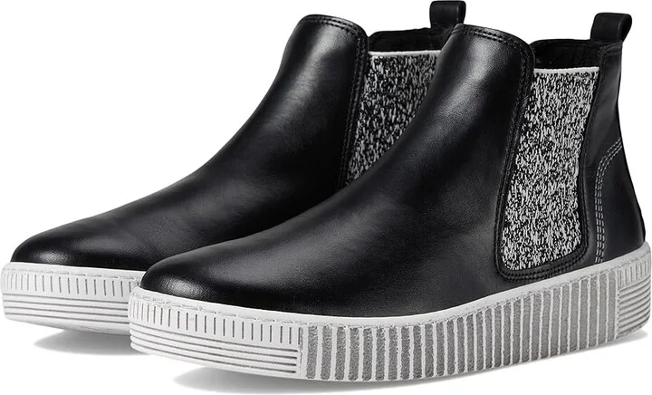 Gabor Gabor 53.731 Women's Shoes Black/White : UK 5.5 (US Women's 8) B - Medium, Leather