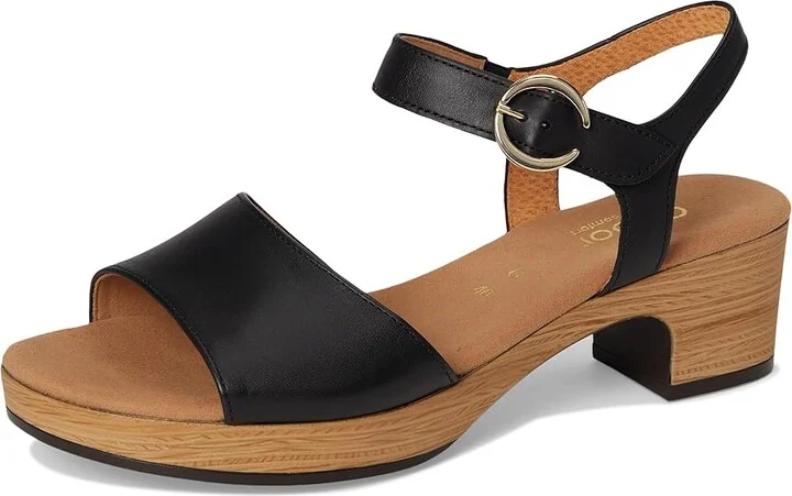 Gabor Gabor 62.071 Women's Sandals Schwarz : EU 42 (US Women's 10.5-11) B - Medium, Leather/Rubber - Image 5