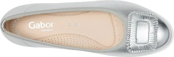 Gabor Gabor 62.623 High Heels Silber : UK 5.5 (US Women's 8) B - Medium, Leather - Image 2