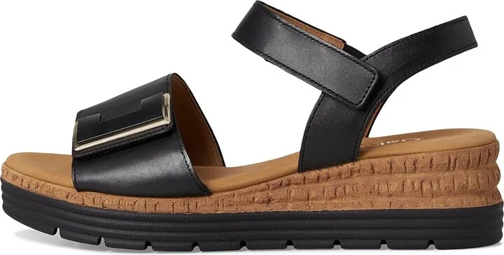 Gabor Gabor 62.700 Women's Sandals Schwarz : UK 8 (US Women's 10.5) B - Medium, Leather - Image 6