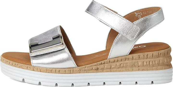 Gabor Gabor 62.700 Women's Sandals Silber : UK 8 (US Women's 10.5) B - Medium, Leather - Image 6