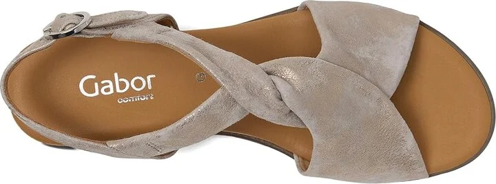 Gabor Gabor 62.751 Women's Sandals KORK/MUSCHEL : UK 3.5 (US Women's 6) B - Medium, Leather/Rubber - Image 2