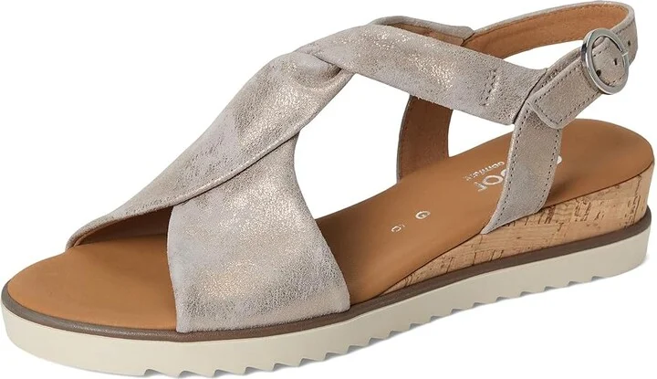 Gabor Gabor 62.751 Women's Sandals KORK/MUSCHEL : UK 3.5 (US Women's 6) B - Medium, Leather/Rubber - Image 5