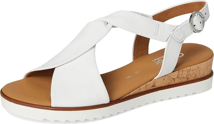 Gabor Gabor 62.751 Women's Sandals Kork/Off-White : UK 4.5 (US Women's 7) B - Medium, Leather/Rubber - Image 5