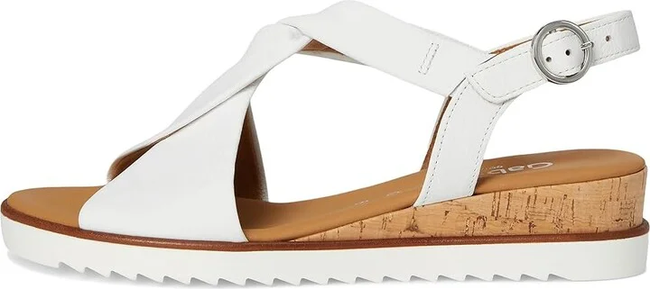 Gabor Gabor 62.751 Women's Sandals Kork/Off-White : UK 4.5 (US Women's 7) B - Medium, Leather/Rubber - Image 6