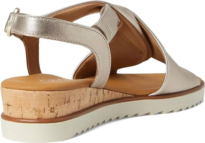 Gabor Gabor 62.751 Women's Sandals KORK/PUDER : UK 3.5 (US Women's 6) B - Medium, Leather/Rubber - Image 4