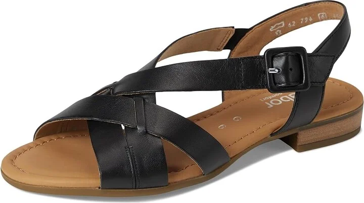 Gabor Gabor 62.794 Women's Sandals Schwarz : UK 3.5 (US Women's 6) B - Medium, Leather - Image 5