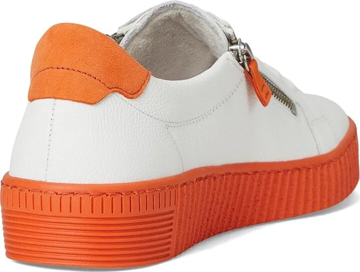 Gabor Gabor 63.334 Women's Cold Weather Boots White/Clementine : UK 7 (US Women's 9.5) B - Medium, Leather - Image 4