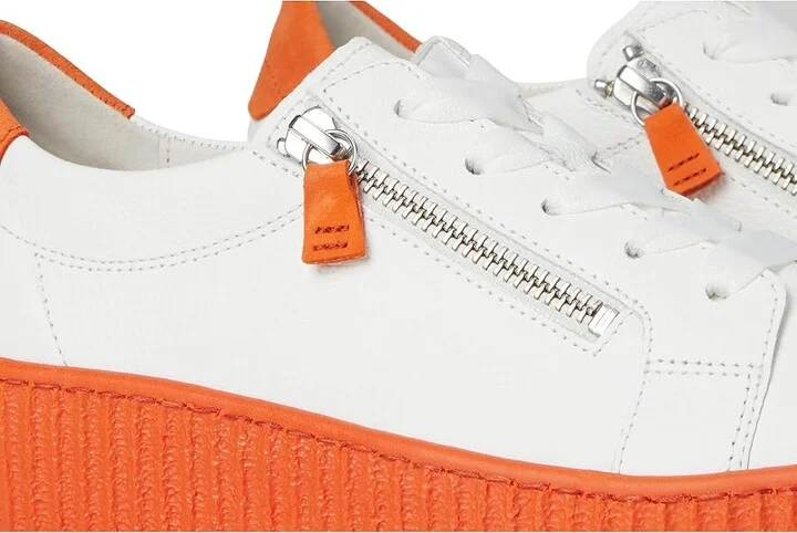 Gabor Gabor 63.334 Women's Cold Weather Boots White/Clementine : UK 7 (US Women's 9.5) B - Medium, Leather - Image 7