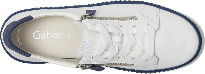 Gabor Gabor 63.334 Women's Cold Weather Boots White/River : UK 8 (US Women's 10.5) B - Medium, Leather - Image 2