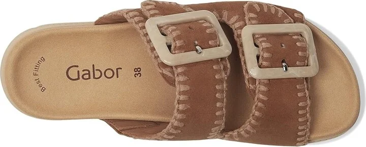 Gabor Gabor 63.741 Women's Sandals Walnut : EU 41 (US Women's 10) B - Medium, Leather - Image 2