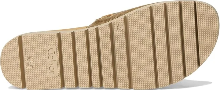 Gabor Gabor 63.745 Women's Sandals Gold : EU 41 (US Women's 10) B - Medium, Leather - Image 3