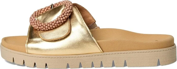 Gabor Gabor 63.745 Women's Sandals Gold : EU 41 (US Women's 10) B - Medium, Leather - Image 6