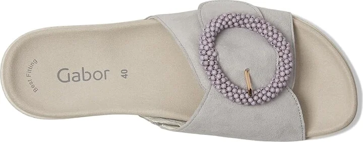 Gabor Gabor 63.745 Women's Sandals Light Gray : EU 36 (US Women's 6) B - Medium, Leather - Image 2