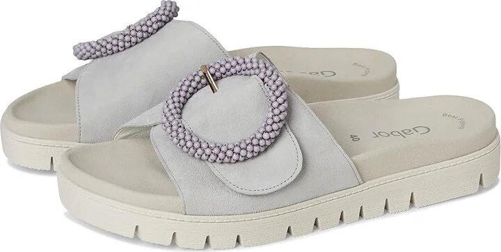 Gabor Gabor 63.745 Women's Sandals Light Gray : EU 36 (US Women's 6) B - Medium, Leather