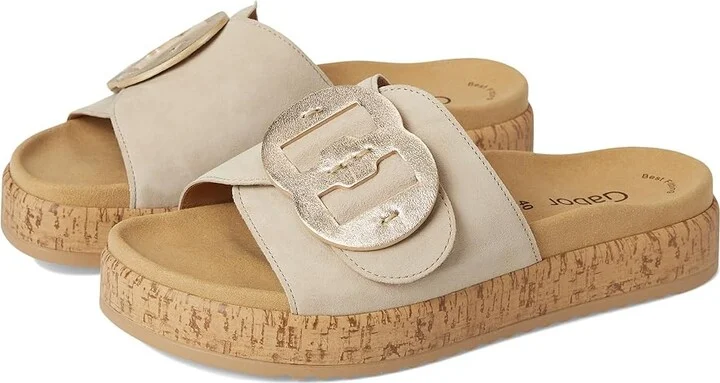 Gabor Gabor 63.760 Women's Sandals Oak : EU 40 (US Women's 9-9.5) B - Medium, Leather