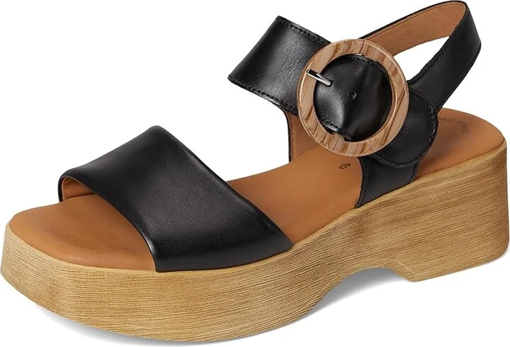Gabor Gabor 64.520 Women's Sandals Schwarz : UK 5 (US Women's 7.5) B - Medium, Leather - Image 5