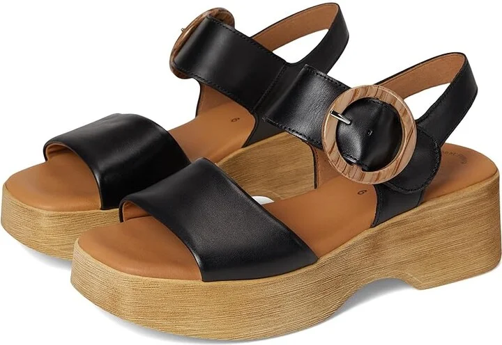 Gabor Gabor 64.520 Women's Sandals Schwarz : UK 5 (US Women's 7.5) B - Medium, Leather