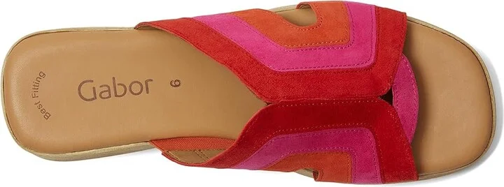 Gabor Gabor 64.521 Women's Sandals FIRE KOMBI : UK 5.5 (US Women's 8) B - Medium, Leather - Image 2