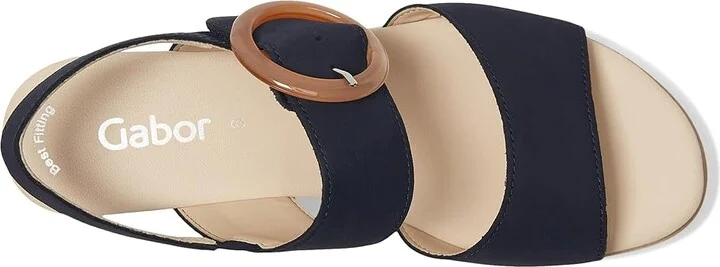 Gabor Gabor 64.645 Women's Shoes Blue : UK 6.5 (US Women's 9) B - Medium, Leather - Image 2