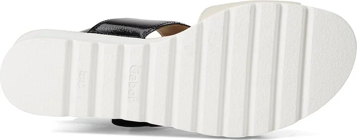 Gabor Gabor 64.645 Women's Shoes Creme/Schwarz : UK 7.5 (US Women's 10) B - Medium, Leather - Image 3
