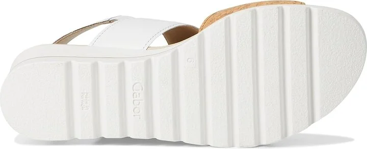 Gabor Gabor 64.645 Women's Shoes Natural/Gold : UK 3.5 (US Women's 6) B - Medium, Leather - Image 3