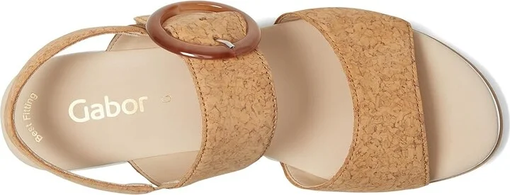 Gabor Gabor 64.645 Women's Shoes Natural : UK 7.5 (US Women's 10) B - Medium, Leather - Image 2