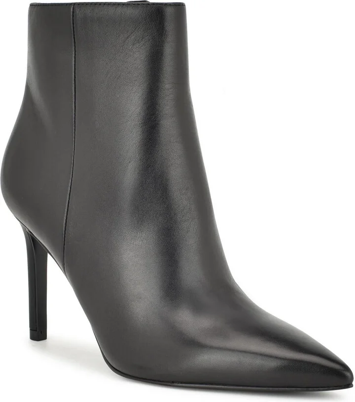 Gabria Womens Pumps Faux Leather Mid-Calf Boots