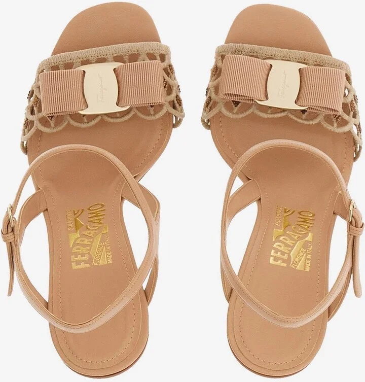 Gabriela 105 Sandals with Vara Bow - Image 2