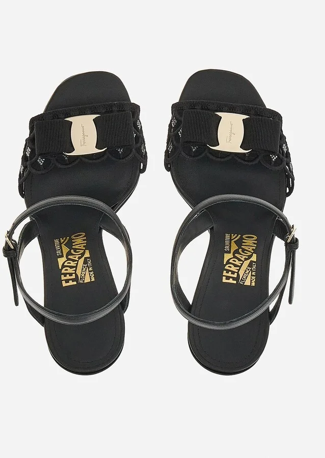 Gabriela 105 Sandals with Vara Bow - Image 2