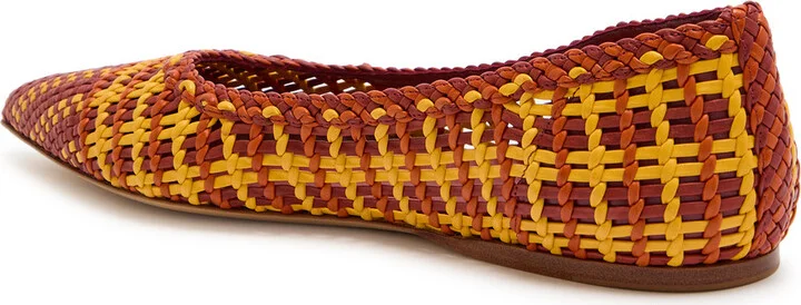 Gabriela Hearst Aurora Woven Leather Flats - Image 2