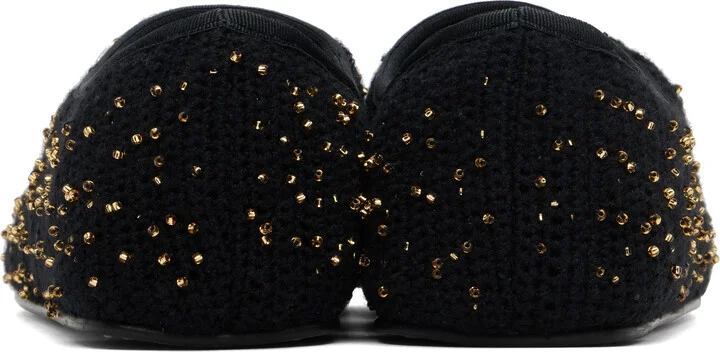 Gabriela Hearst Black Aris Knit Ballerina Flats - Image 2