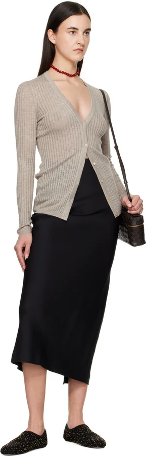 Gabriela Hearst Black Aris Knit Ballerina Flats - Image 5
