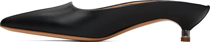 Gabriela Hearst Black Jean Ballerina Flats - Image 3