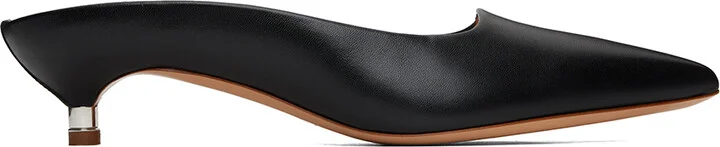 Gabriela Hearst Black Jean Ballerina Flats