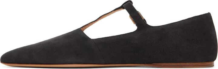 Gabriela Hearst Black Lola Ballerina Flats - Image 3